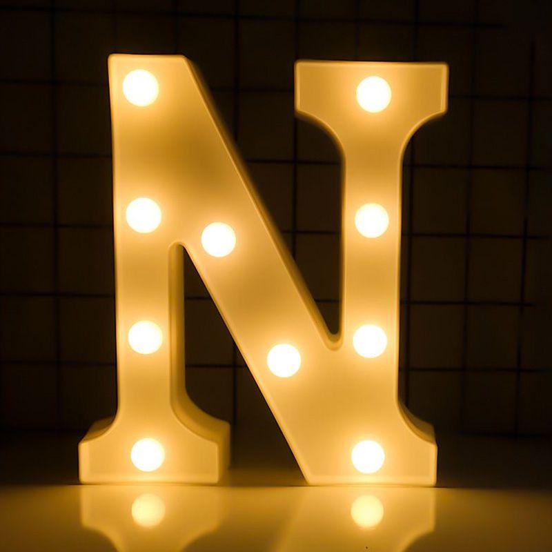 Birthday Light Happy Led Digital Color Lights Emitting Romantic Scene Decorative