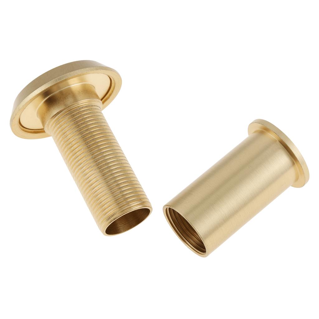 Solid Brass 2pcs 16mm Door Peephole Viewer 200 Degree Wide Angle HD Optical Glass Lens Heavy Duty Universal for 40 to 60mm Thickness Home Office Hotel