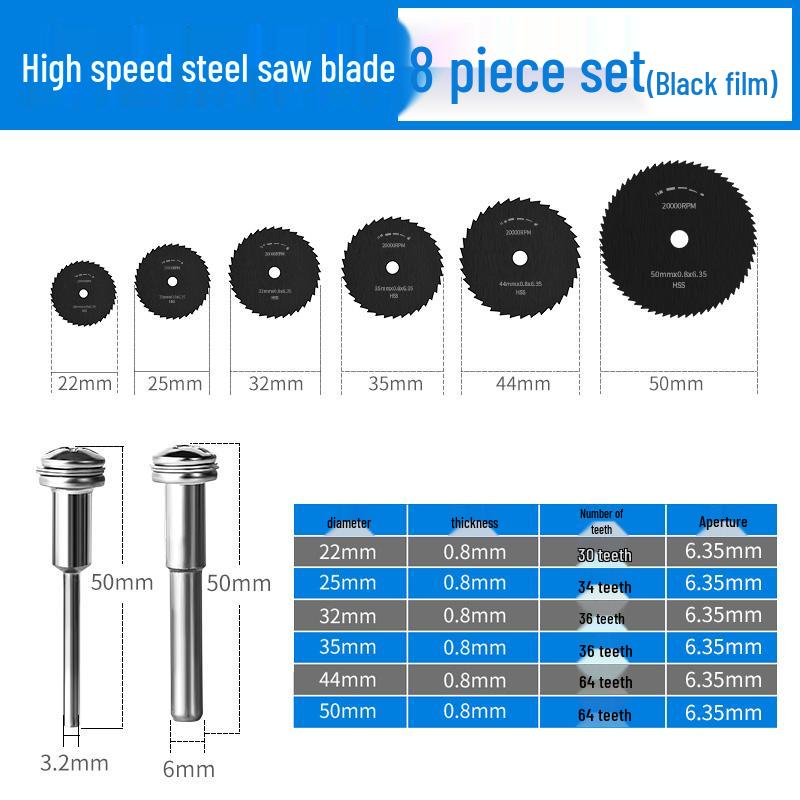 Mini High-Speed Steel Circular Saw Blade for Woodworking & Metal Cutting