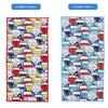 Half Set of 6 In Gauze Handkerchiefs with Cute Car Car Set [cluster] Kids' Handkerchiefs, [Made Japan] Patterns, Y-Retro