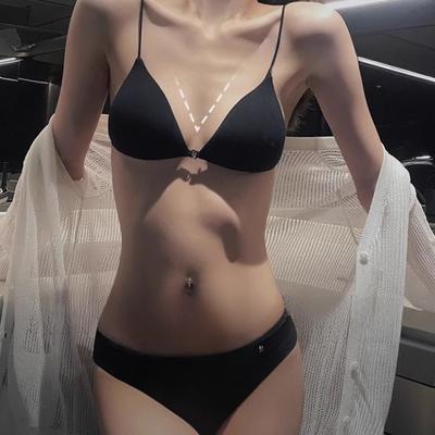 Damen Sexy BH mit Frontverschluss, modische Mädchen-Dessous, Push-Up-Bralette, bequeme Unterwäsche, kein Stahlring, atmungsaktiver Büstenhalter