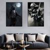 Japanese Samurai Canvas Poster Modern Home Sofa Background Wall Art Painting Print Pictures Bedroom Living Room Decor Mural Gift