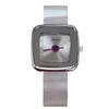 Square Mesh Belt Women'S Watch Simple Large Dial Fashion Sense