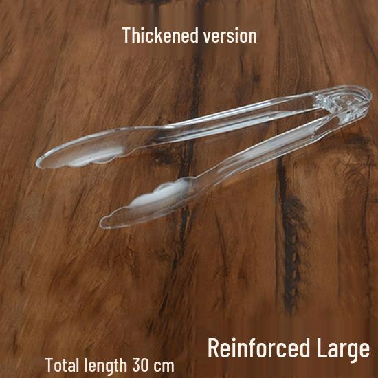 Transparent Rectangular Plastic Serving Tray for Cold Dishes