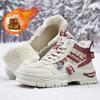 Winter Men'S Shoes Velvet High-Top Shoes Men'S Trendy Versatile Thick-Soled Thickened Warm Sports Shoes Cotton Shoes Dad Shoes