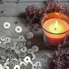 800pcs Silver Candle Wick Tabs 0.5inch Candle Wick Sustainer Tabs Wick Base  for Candle Making