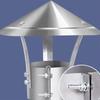 Stainless Steel Ventilated Rain Cap Exterior Wall Air Outlet Rain Pipe Cap  Fireplaces