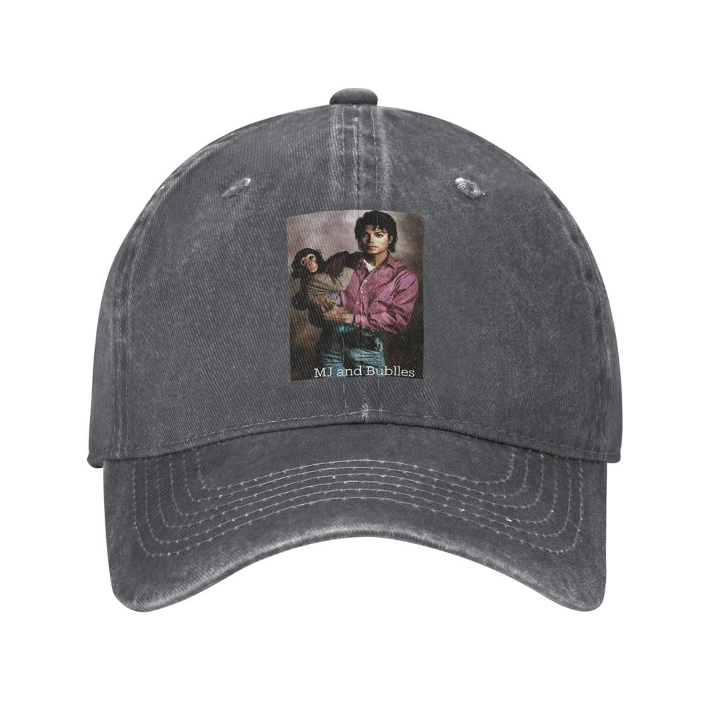Michael Jackson Baseball Caps Snapback Denim Fabric Hats Outdoor Adjustable Casquette Sports Baseball Cowboy Hat for Unisex