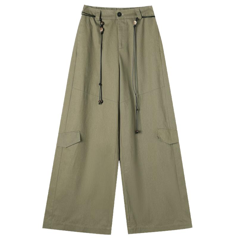 TonLion Women's 2026 Spring Straight Wide-Leg Casual Pants