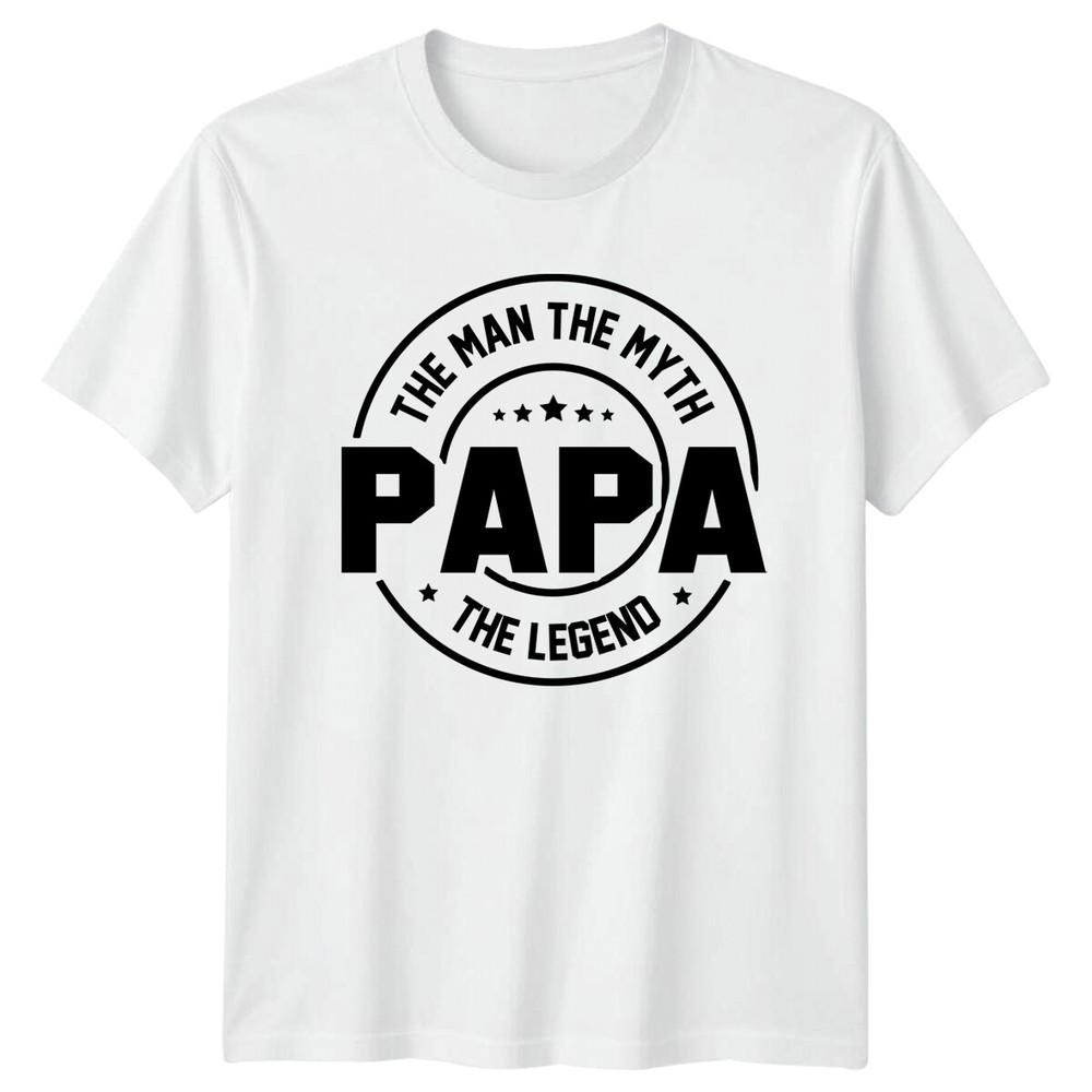 The Unisex The Myth Papa The Legend Unisexs TShirt Fathers Day Gift S