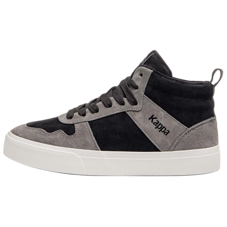 Kappa Fleece Lined Warm Non-Slip Durable High-Top Skate Shoes Unisex Sneakers Black K0DZ5CC55CJ1-990