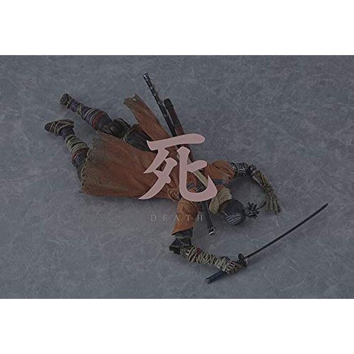 Max Factory Figma SEKIRO: SHADOWS DIE TWICE Wolf DX Edition Non-Scale Figure Black/Red 6.1in