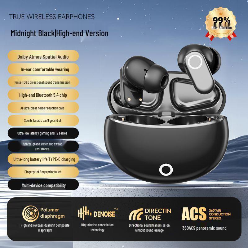 J16 Wireless Bluetooth Earphones: Long Battery Life, Sports In-Ear Design, Noise Reduction for Calls