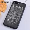 Krajews I LOVE Jesus Christ Christian Cross Phone Case For iPhone 17 Air 16 15 14 plus 11 12 13 pro max coque Fundas