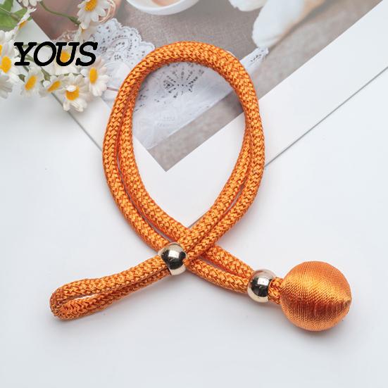 Strong Curtain Fasteners Fabric Tiebacks, Windows Hold Back, Holdbacks, Decorative Ties Holder Rope for Home Essential Bedroom Living Room Easy To Use