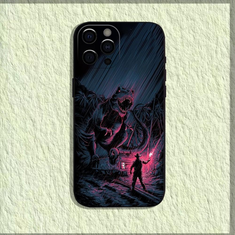 J-Jurassic P-Park Dinosaur World Phone Case For iPhone 16,15,14,13,12,11,Pro,X,XS,Max,XR,Plus,Mini Soft Black Cover iPhone13mini