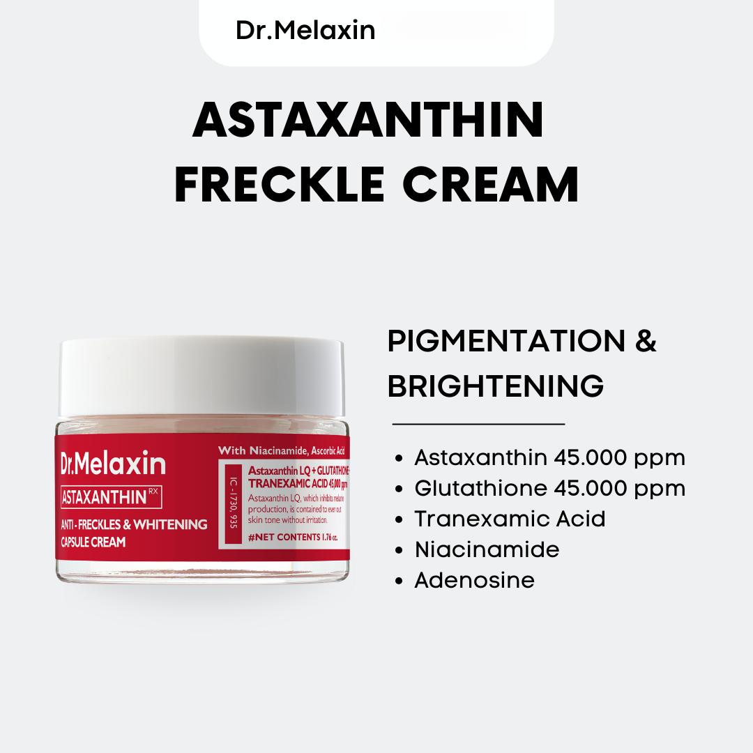 

Dr.Melaxin Астаксантин Крем-капсула от веснушек и для отбеливания 50 г Whitening Cream 50g