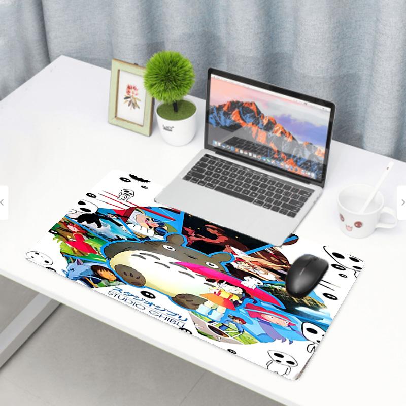 My Neighbor Totoro Print Mouse Pad, Anti‑Slip Desktop keyboard Mat, for PC Laptop Gaming Working Daily Use, Cool Festival Surprise Gift