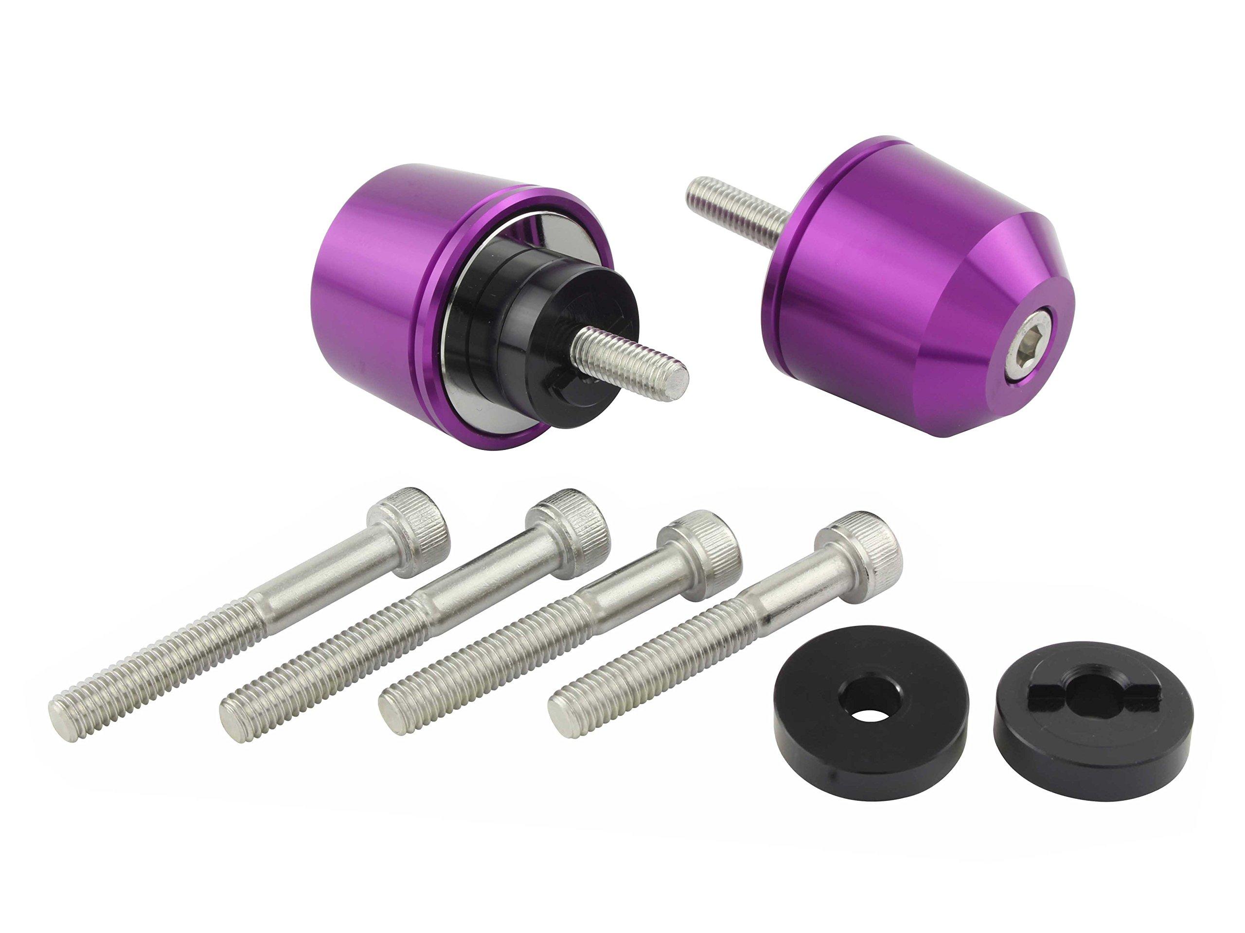 

POSH Handlebar End Middle Weight Honda/Suzuki M6 Blueberry 032979-05 Bar End Cap 34.5mm