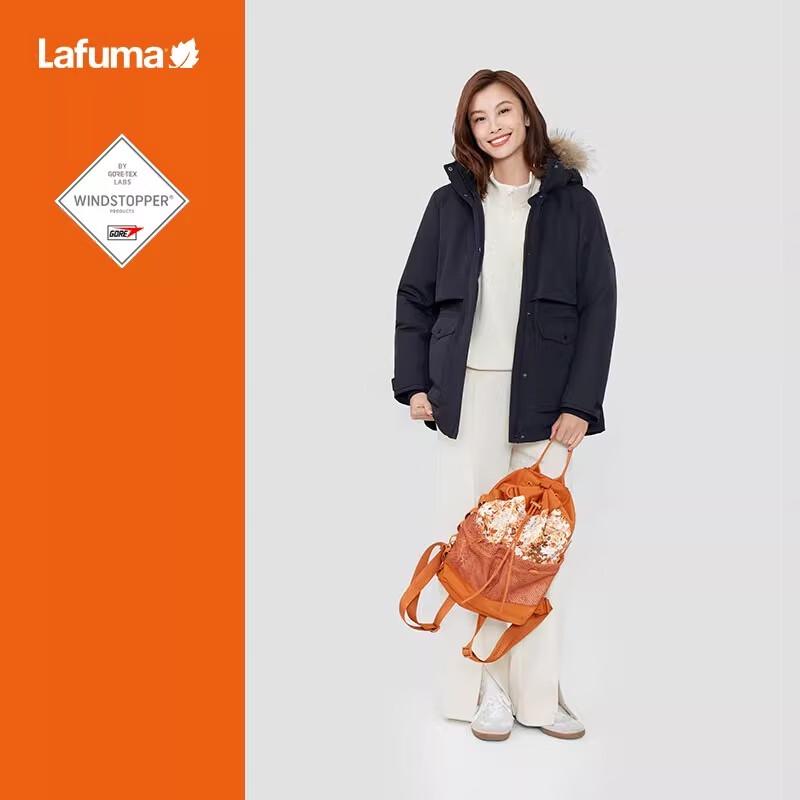 LAFUMA Women's Puffy Goose Down Hooded Winter Jacket