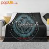 Nightwish CD Lgo Est 1996 Neu Wishmaster Oceanborn Angels Ultra-Weiche Decke Steppdecke Winter Sofaabdeckung Bettbezüge