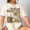 Rolling Stones He Is Risen Shirt, Christian Easter Tshirt, Faith-Based Tee, Jesus Loves You Tee, Resurrection Easter, Religious Easter Shirt
