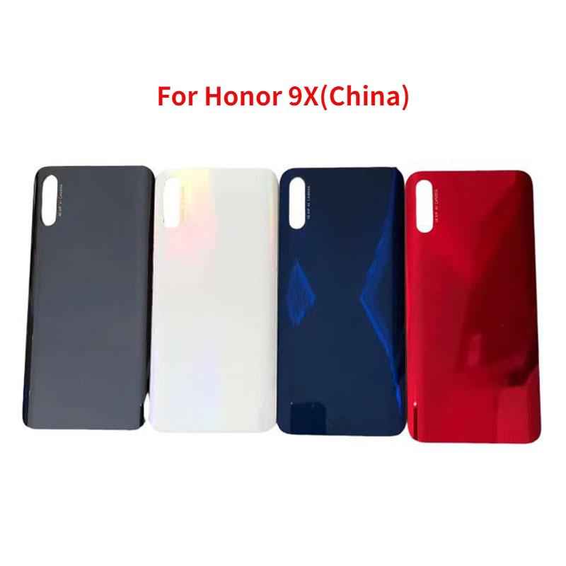Nové zadní sklo pro Huawei Honor 9X STK-LX1 HLK-AL00 TL00 pouzdro Výměna zadní baterie zadních dvířek