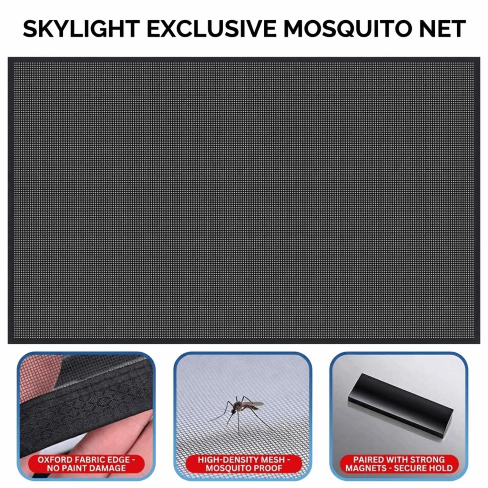 Anti Dust Sunroof Mosquito Net Breathable Sunshade Screen Mosquito Net Screen  Vehicle Sunroof