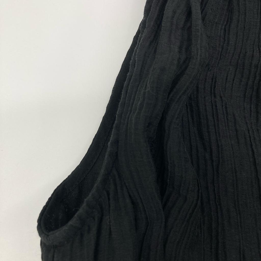 KURASHI&Trips PUBLISHING Excellent Condition, Random Pleated Sleeveless Dress That Sways In the Summer Breeze Dress M blackUsed