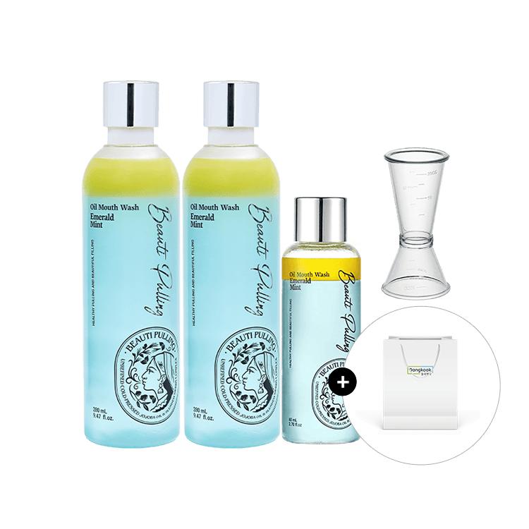 

Beautifulling Oil Mouthwash 280ml x 2 + 80ml x 1 + Exclusive Cup