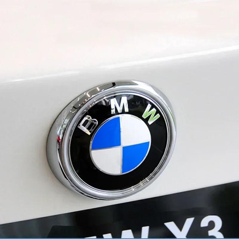 Pentru BMW Pentru BMW Logo Albastru și Alb X6 E71 F16 X3 F25 X5 E70 F15 X4 F26 Emblema Față 3D ABS Crom Cromată Emblema Portbagaj Spate Cu B