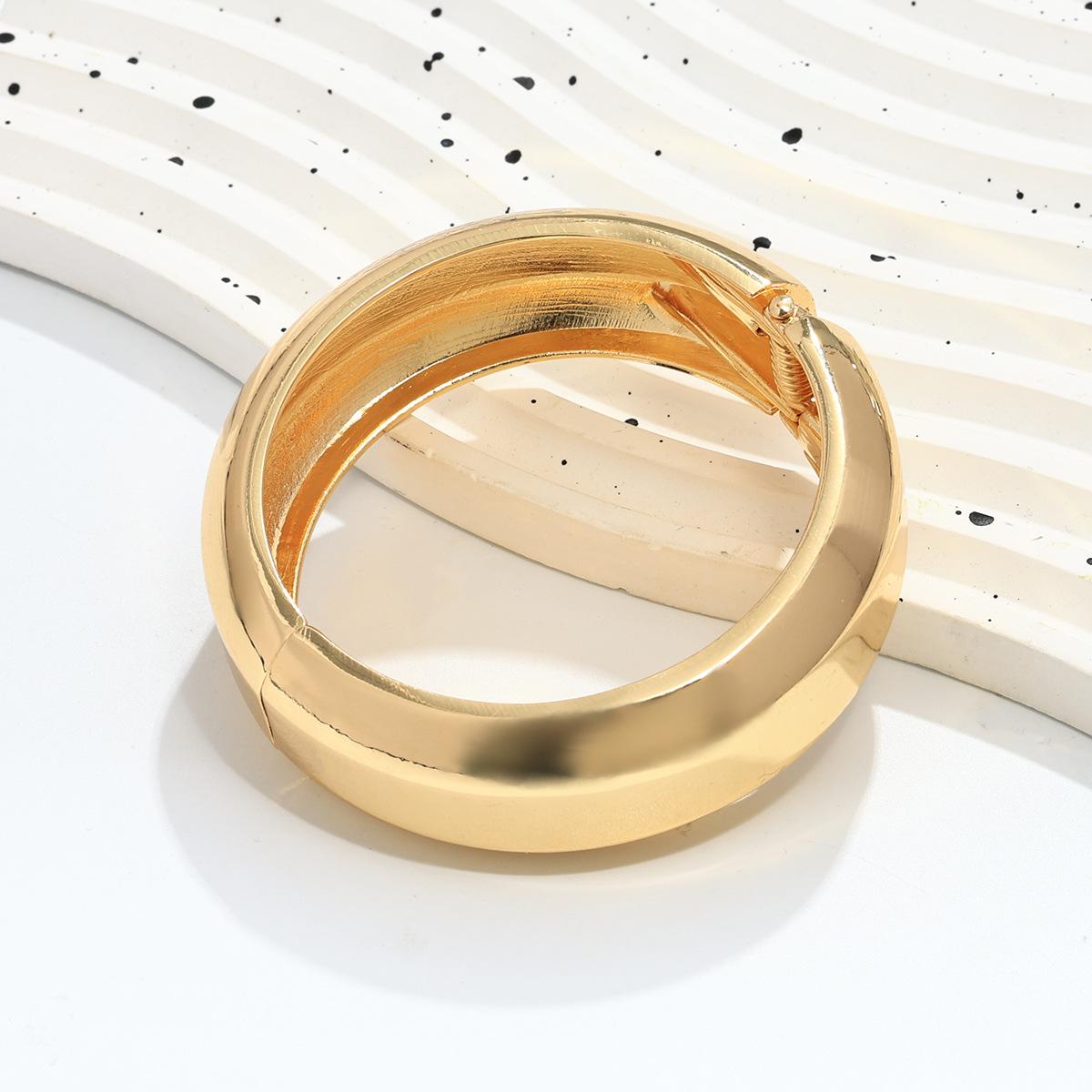 Popular smooth alloy bracelet irregular personalized line hot-selling jewelry