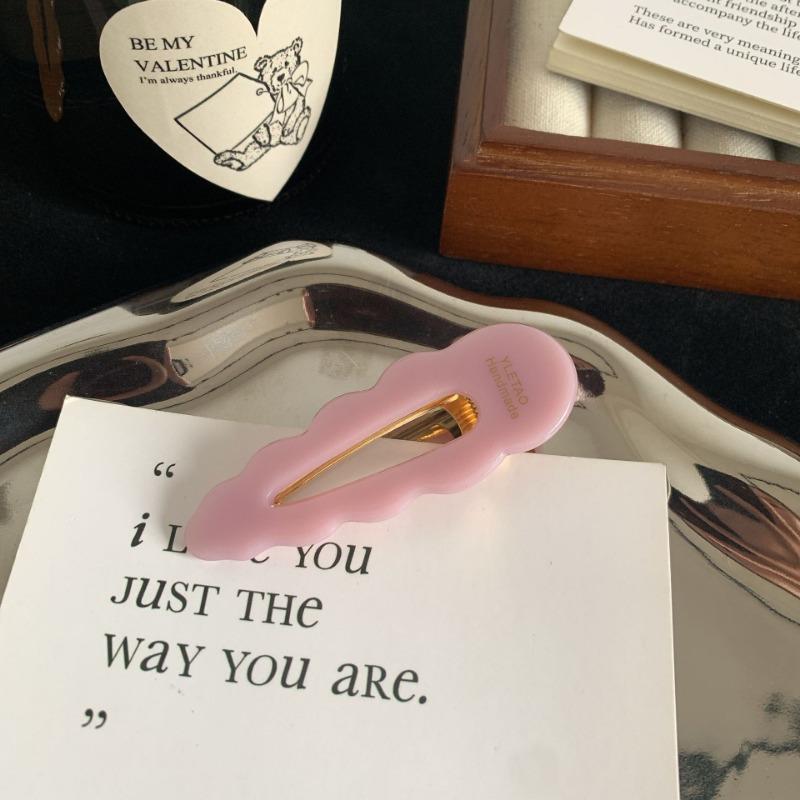 Fashion Women Acetate Hair Clips Elegance Colorful Marbling Duckbill Clip Girls Hair Barrettes Hair Accessories New Hair Clip