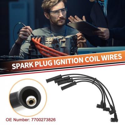 4 Stück Zündkerzenkabel Zündspulenkabel Nr. 7700273826 für Renault Megane