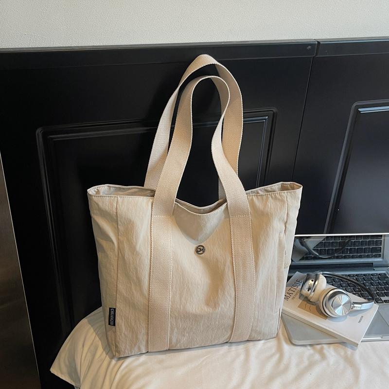 Large Capacity Bag Women's Lightweight Tote Bag Student Class Hand Shoulder Bag