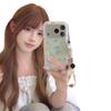 French Retro Floral Bird Chain iPhone Case for 17/16 Pro Max/15/14 - Elegant Design