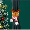 Christmas Cartoon Curtain Buckle Santa Claus Snowman Elk Christmas Curtain Accessories Home Hotel New Year Christmas Decoration