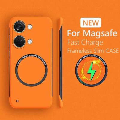 Raamita magnetiline Magsafe'i jaoks õhuke ümbris OnePlus Nord 3 Nord3 5G jaoks juhtmevaba laadimise kõva tagakaas