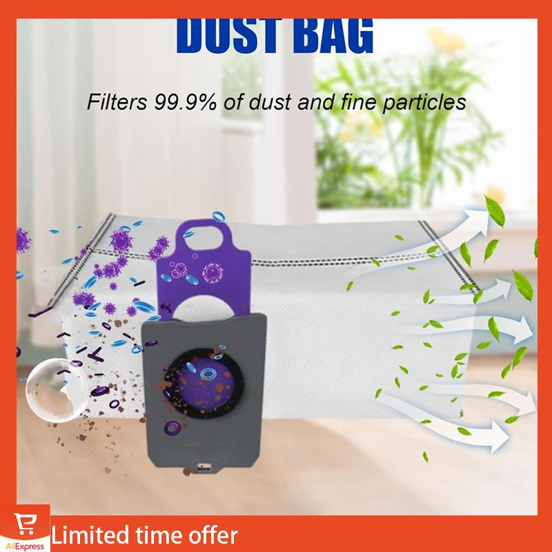 

Fresh 8 PCS Dust Bag For Narwal Freo Z Ultra Super Vacuum Cleaner Replacement Bags Dust Collecting Bags Accessory Set