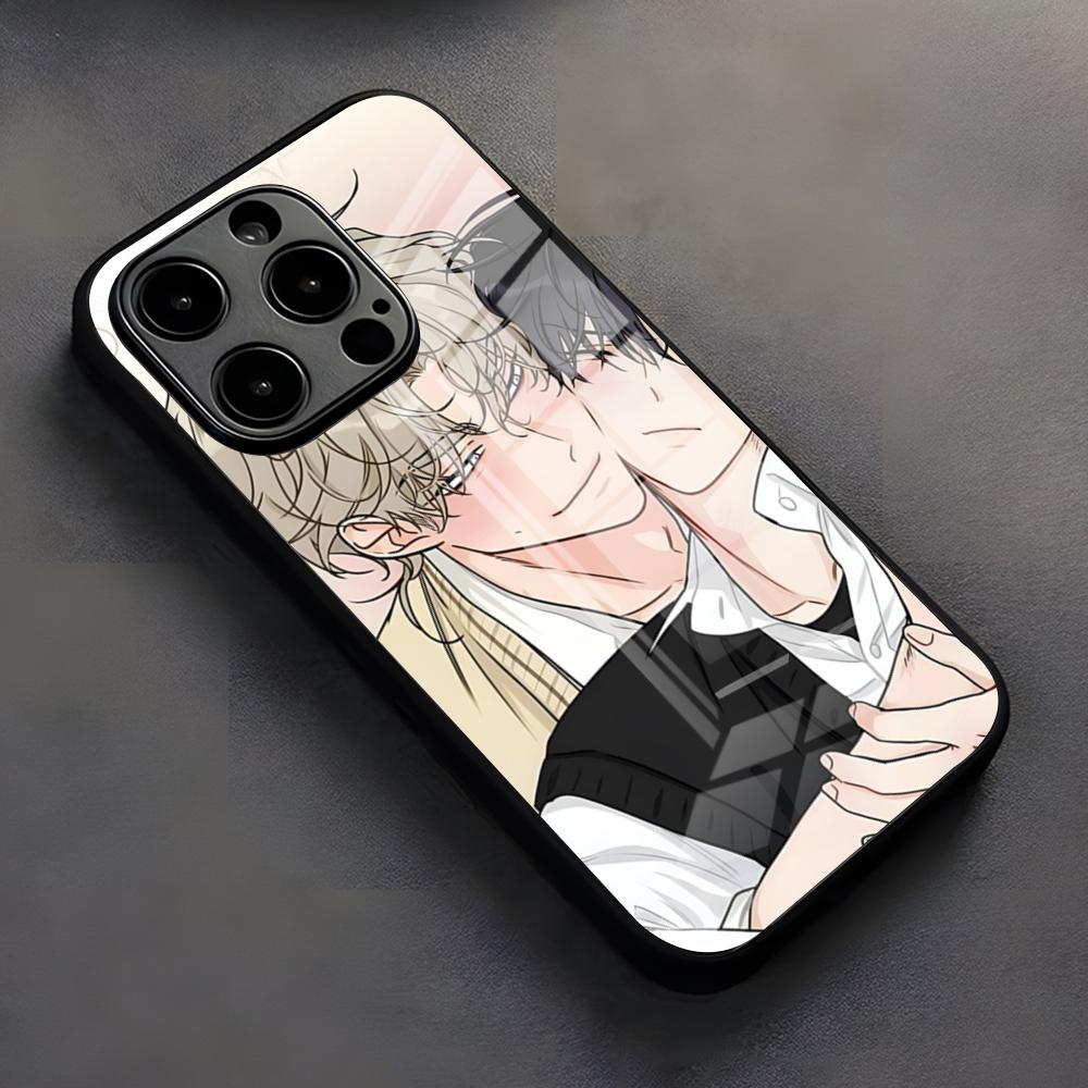 Low Tide In Twilight Anime Phone Case For IPhone 17 Pro Max 16 15 14 Pro Max 13 11 X Xs Xr 8 7Plus Glass Cover