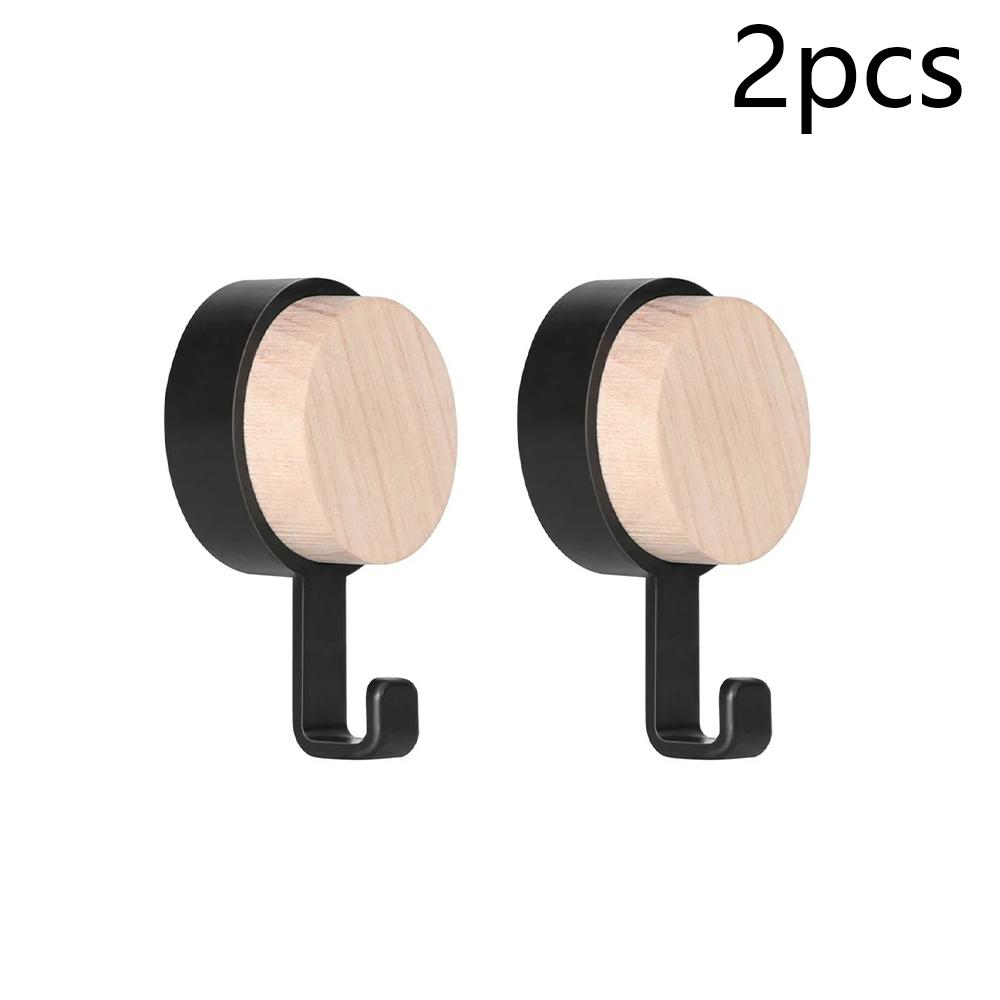 Organizator Depozitare Pălării Eșarfe Cârlige de Perete din Lemn Autoadezive Suport pentru Breloc Agățătoare de Perete pentru Ușă Agățătoare de Perete Menajer Cârlig Agățătoare Montată pe Perete