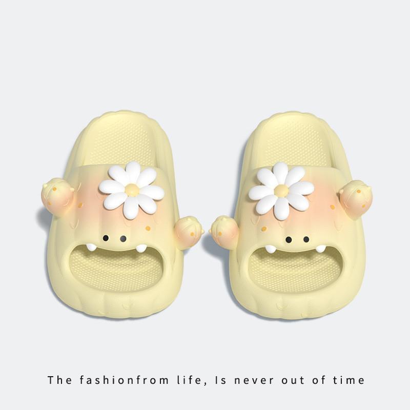 Cute Cactus Summer Slide Slippers With Eva Footbed For Women And Men Comfort
