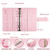 A6 Money Saving Challenge PU Cover Budget Planner Notebook Loose-leaf Book Money Planner Diary Customizable