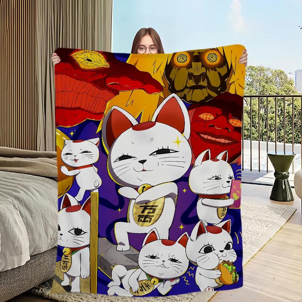 Cozy Warm Soft Plush Throw Blanket for Sofa Living Room Office Bedroom Cartoon Travel Anime TTurbo Granny Flannel Gift