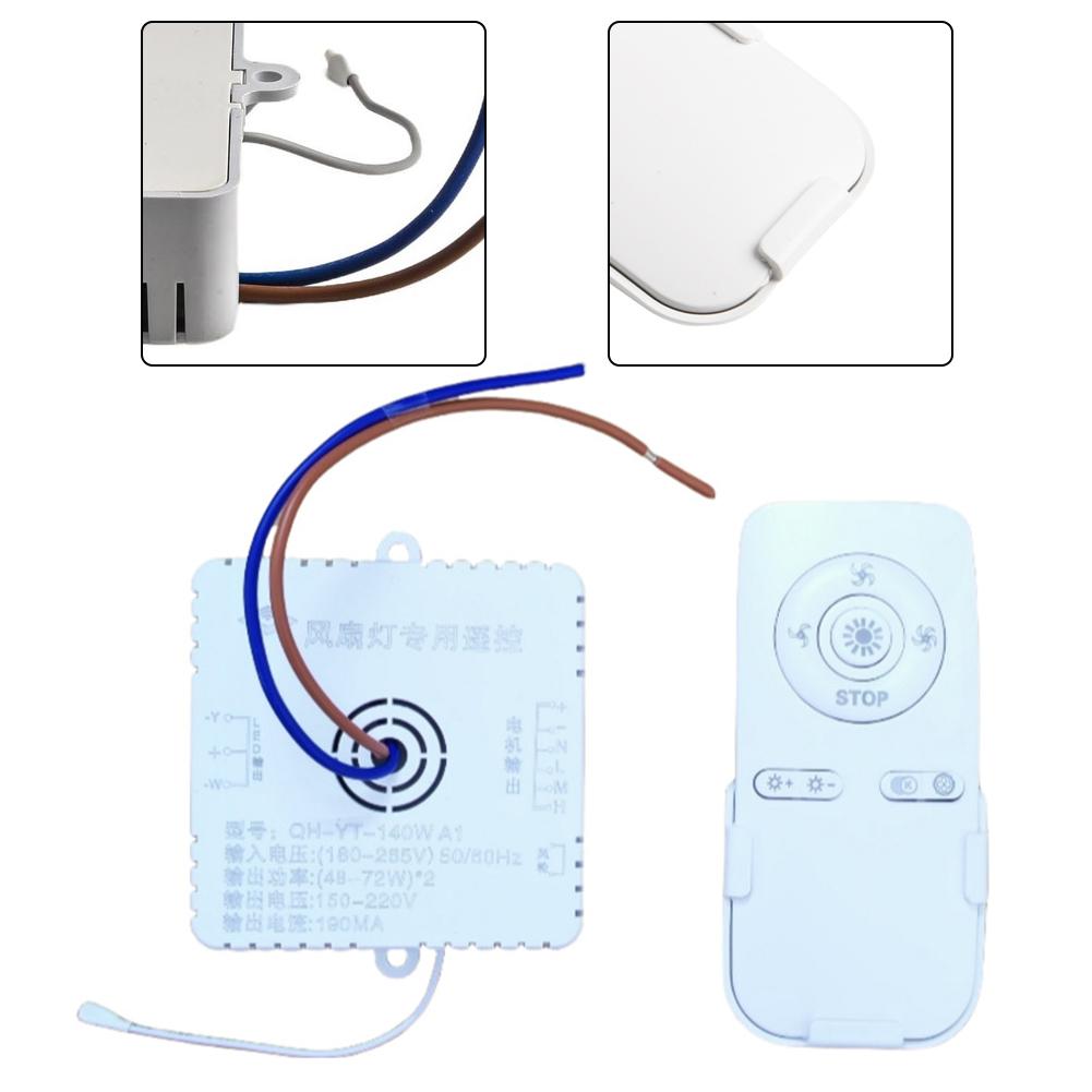 1Set/PCS Bedroom Ceiling Fan Light Remote Control-Universal 3-speed Regulation 150-220V Receiver Control Fan Drive Tool Parts