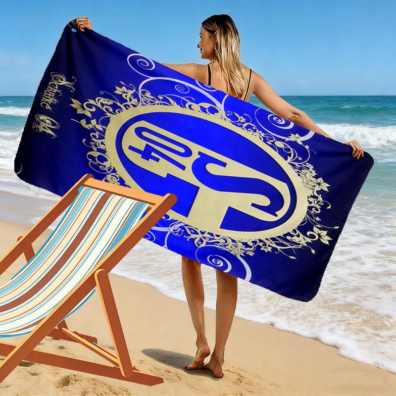 FC Schalke 04 Beach Towel, Large Soft Quick Dry Towel for Beach Camping Swimming