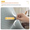 Jacquard Polar Fleece Chair Cover Thickened One-piece Elastic Hotel Restaurant Home Chair Cover Anti-fouling Stool Cover