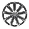Kołpaki RAZE silver / black 15", 4 szt.