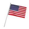 Stands Out Handheld Flag Small American Flags for Show Your Enthusiasm 6pcs