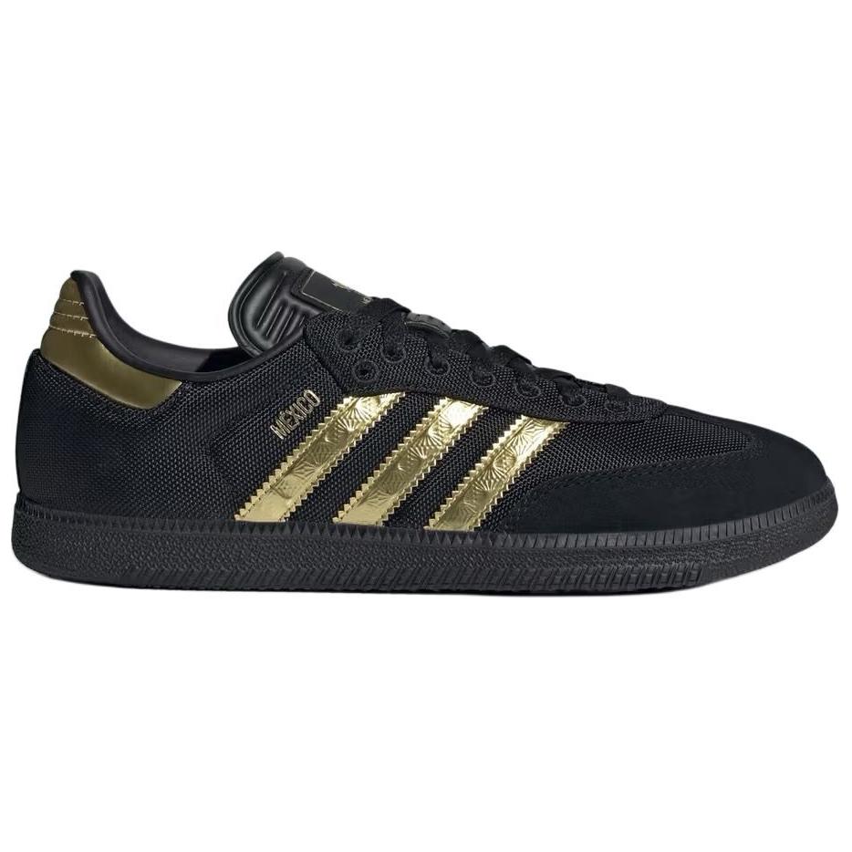 adidas Samba OG 2025 Κιτ Μεξικού Unisex Αθλητικά Παπούτσια Μαύρο Core-Black Χρυσό-Μεταλλικό JH5656